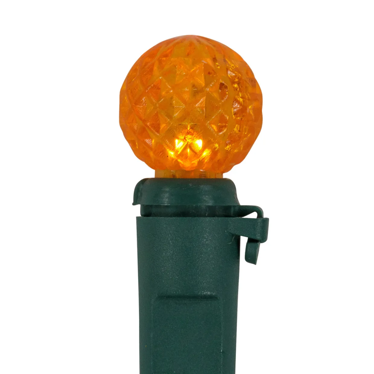 LED G12 Berry Christmas Lights - Multicolor - 16' Green Wire - 50 ct