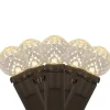 LED G12 Berry Christmas Lights - Warm White - 16' Brown Wire - 50 ct