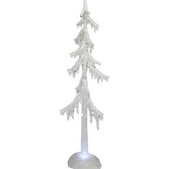 LED Lighted Acrylic Icicle Tree Christmas Decoration - 18