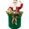 LED Lighted and Animated Gift Bag with Santa Claus Christmas Figure - 32"