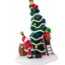 LED Lighted Animated and Musical Santa's Helpers Christmas Decoration - 12