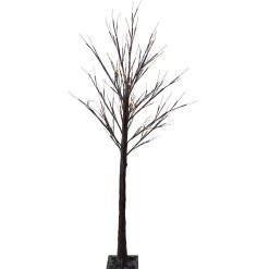 LED Lighted Birch Twig Tree Outdoor Christmas Decoration - 6' - Warm White Lights