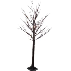 LED Lighted Birch Twig Tree Outdoor Christmas Decoration - 6' - Warm White Lights