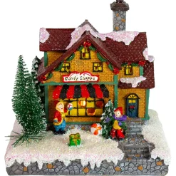LED Lighted Candy Shoppe Christmas Village Decoration - 6.75"