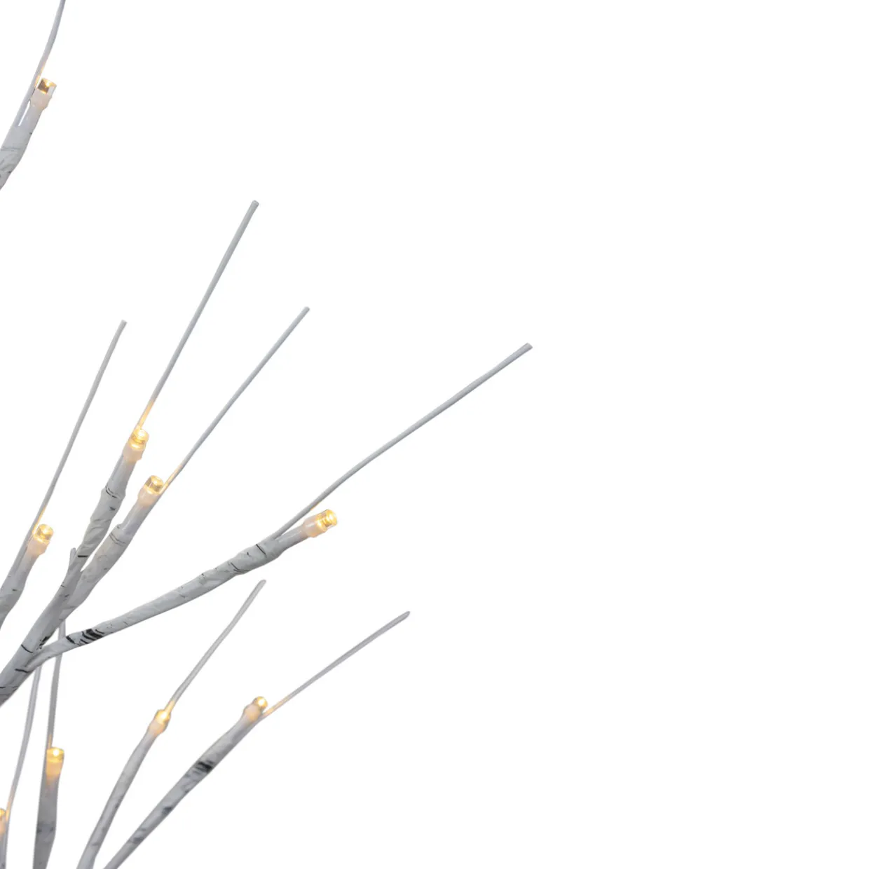 LED Lighted Christmas Twig Tree Outdoor Decoration - 24" - Warm White Lights