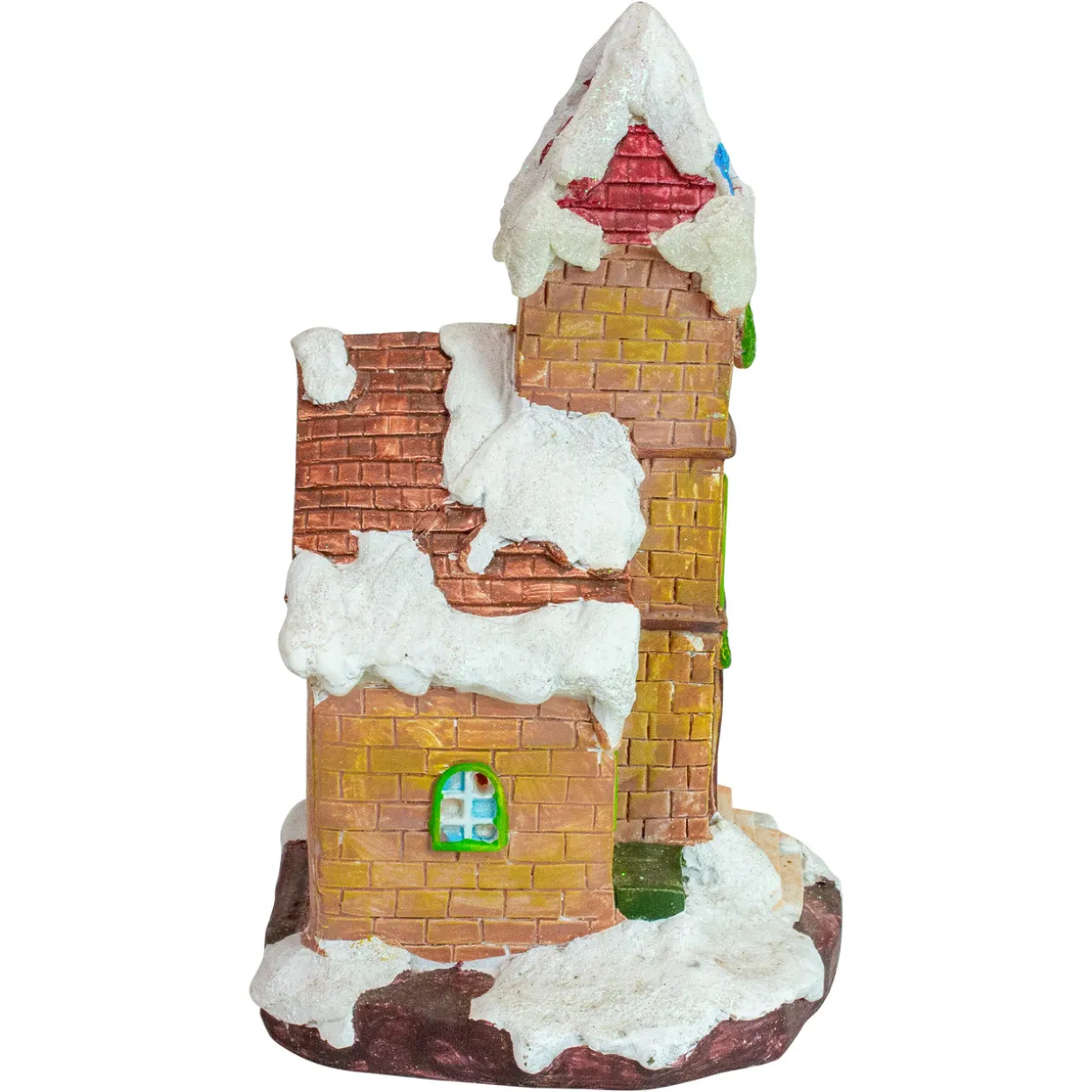 LED Lighted Church Christmas Village Decoration - 8.5"