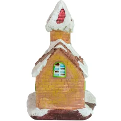 LED Lighted Church Christmas Village Decoration - 8.5