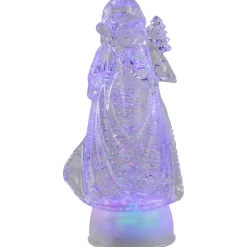 LED Lighted Color Changing Acrylic Santa Claus Christmas Decoration - 10