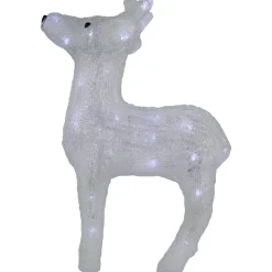 LED Lighted Commercial Grade Acrylic Reindeer Outdoor Christmas Decoration - 15
