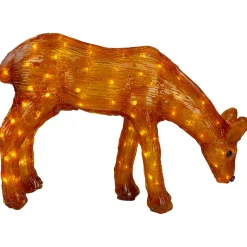 LED Lighted Commercial Grade Acrylic Reindeer Outdoor Christmas Decoration - 22