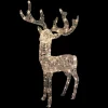 LED Lighted Commercial Grade Acrylic Reindeer Outdoor Christmas Decoration - 46.5" - Warm White Lights