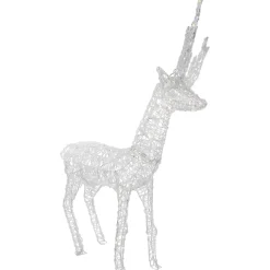 LED Lighted Commercial Grade Acrylic Reindeer Outdoor Christmas Decoration - 46.5