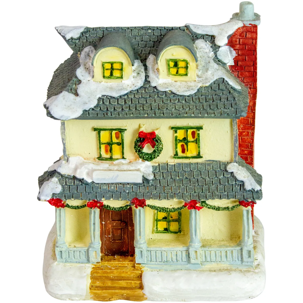 LED Lighted Country Side House Christmas Village Decoration - 5"