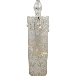 LED Lighted Dripping Candle Christmas Decoration - 13"