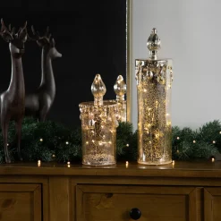 LED Lighted Dripping Candle Christmas Decoration - 13