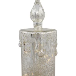 LED Lighted Dripping Candle Christmas Decoration - 13