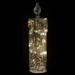 LED Lighted Dripping Candle Christmas Decoration - 13