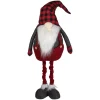 LED Lighted Extendable Plaid Gnome Christmas Figure - 41"