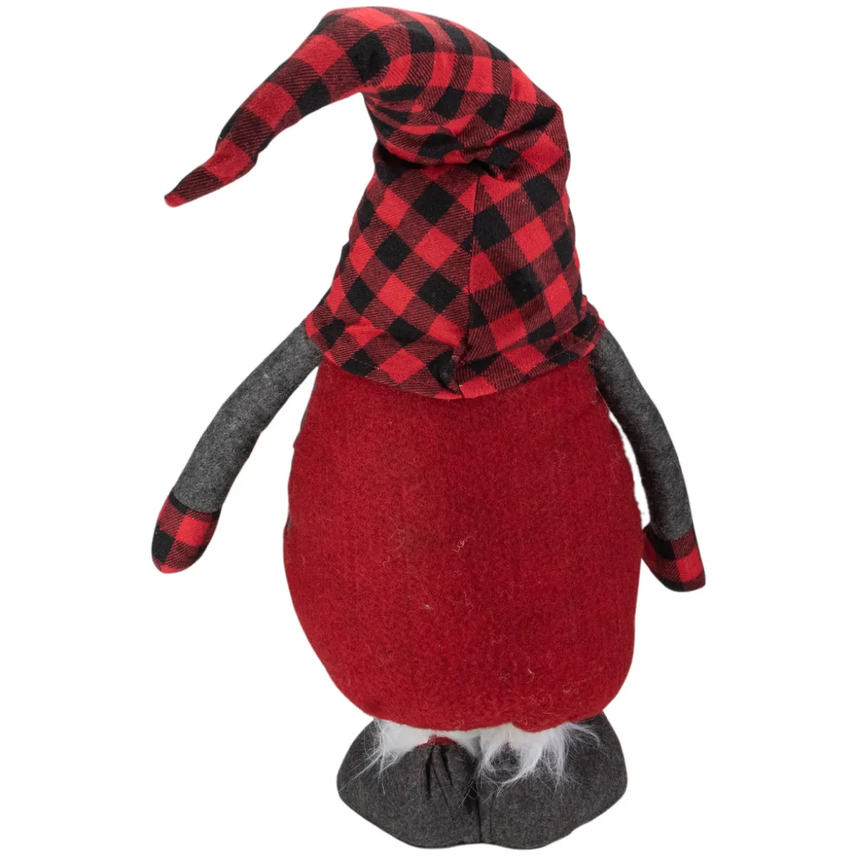 LED Lighted Extendable Plaid Gnome Christmas Figure - 41"