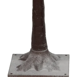 LED Lighted Frosted Christmas Twig Tree - 4' - Brown - Multi-Color lights