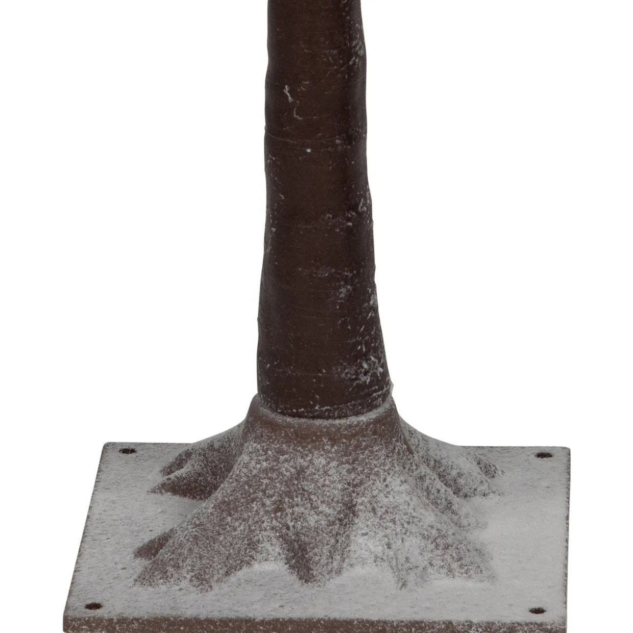 LED Lighted Frosted Christmas Twig Tree - 4' - Brown - Multi-Color lights