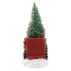 LED Lighted Frosted Trees in Train Christmas Decoration - 12
