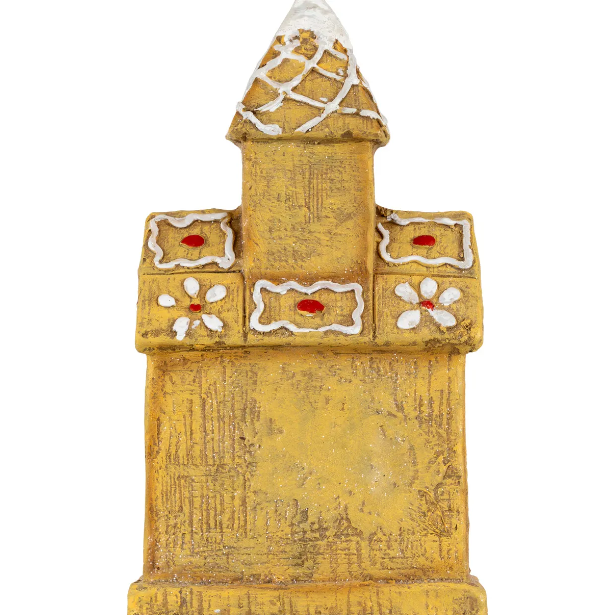 LED Lighted Gingerbread House with Icing Accents Christmas Decoration - 16"