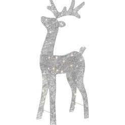 LED Lighted Glitter Reindeer Outdoor Christmas Decoration - 39.5