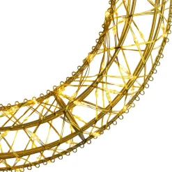 LED Lighted Hanging Christmas Wreath Decorations - 18