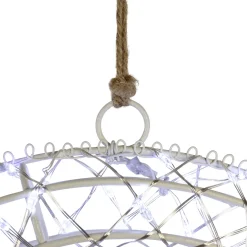 LED Lighted Hanging Christmas Wreath Decorations - 18