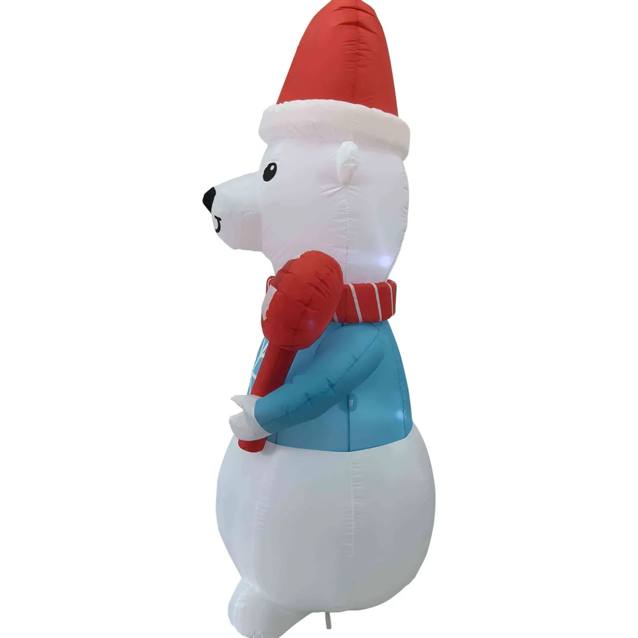 LED Lighted Inflatable Polar Bear Outdoor Christmas Decoration - 8.25'