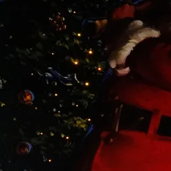 LED Lighted Jolly Santa Claus Christmas Canvas Wall Art - 11.75