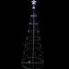 LED Lighted Multi-Function Show Cone Outdoor Christmas Tree - 12' - Pure White