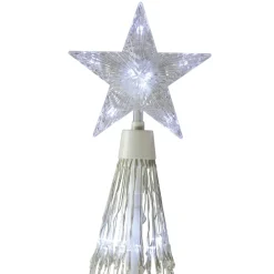 LED Lighted Multi-Function Show Cone Outdoor Christmas Tree - 12' - Pure White