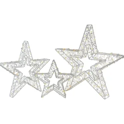 LED Lighted Multi-Function Outdoor Christmas Stars - 23