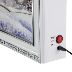 LED Lighted Musical Snowing Snowman Wall Plaque - 15