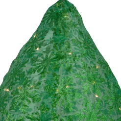 LED Lighted Retro Bulb Outdoor Christmas Decoration - 32" - Warm White - Green