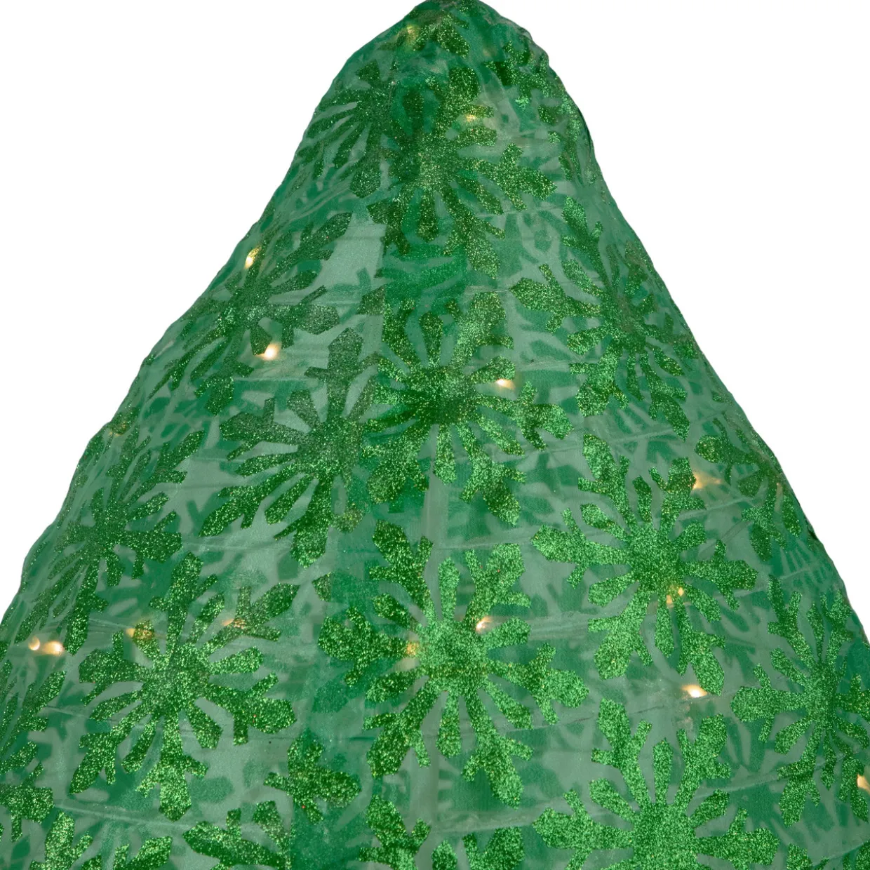 LED Lighted Retro Bulb Outdoor Christmas Decoration - 32" - Warm White - Green