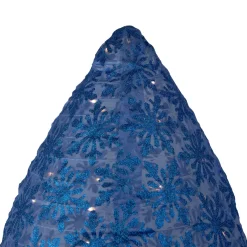 LED Lighted Retro Light Bulb Outdoor Christmas Decoration - 32" - Blue