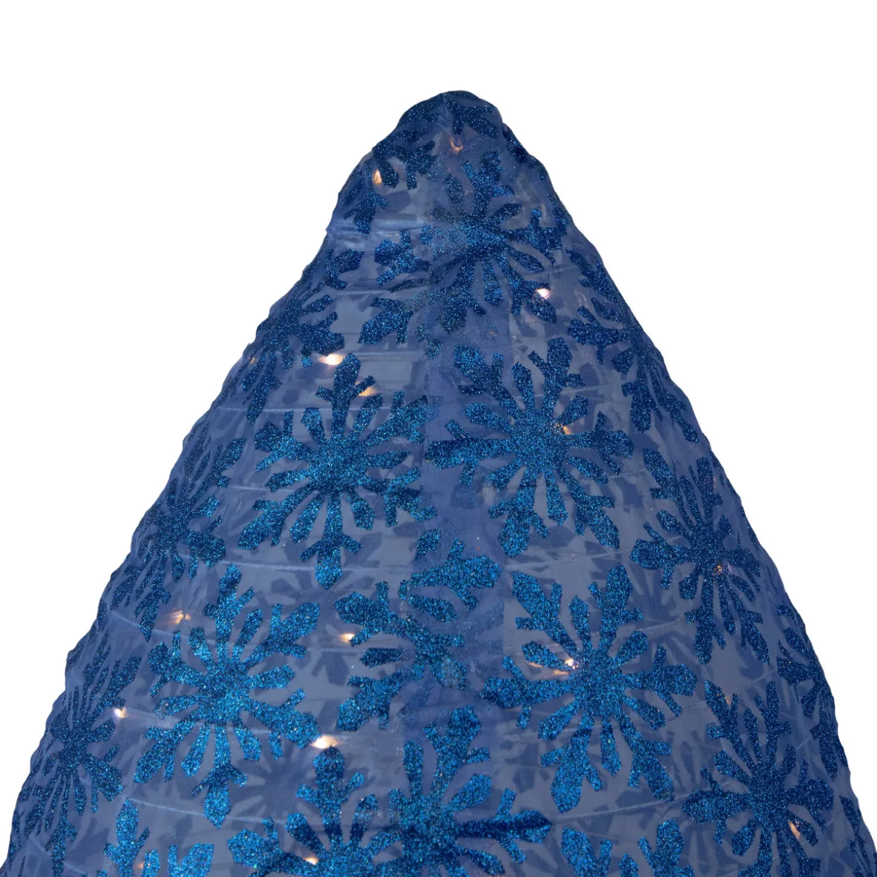 LED Lighted Retro Light Bulb Outdoor Christmas Decoration - 32" - Blue