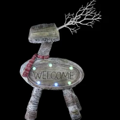 LED Lighted Rustic Reindeer Christmas Decoration - 23.5