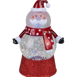 LED Lighted Santa Claus Christmas Snow Globe - 5.75"