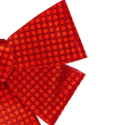 LED Lighted Sequin Bow Christmas Decoration - 17.5