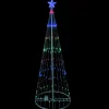 LED Lighted Show Cone Christmas Tree Outdoor Decoration - 9' - Multicolor Lights