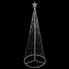 LED Lighted Show Cone Christmas Tree Outdoor Decoration - 6' - Red Lights