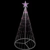 LED Lighted Show Cone Christmas Tree Outdoor Decoration - 4' - Pink