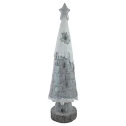LED Lighted Snow Cap Christmas Tree with Star Topper - 29