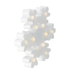 LED Lighted Snowflake Christmas Marquee Sign - 9.5