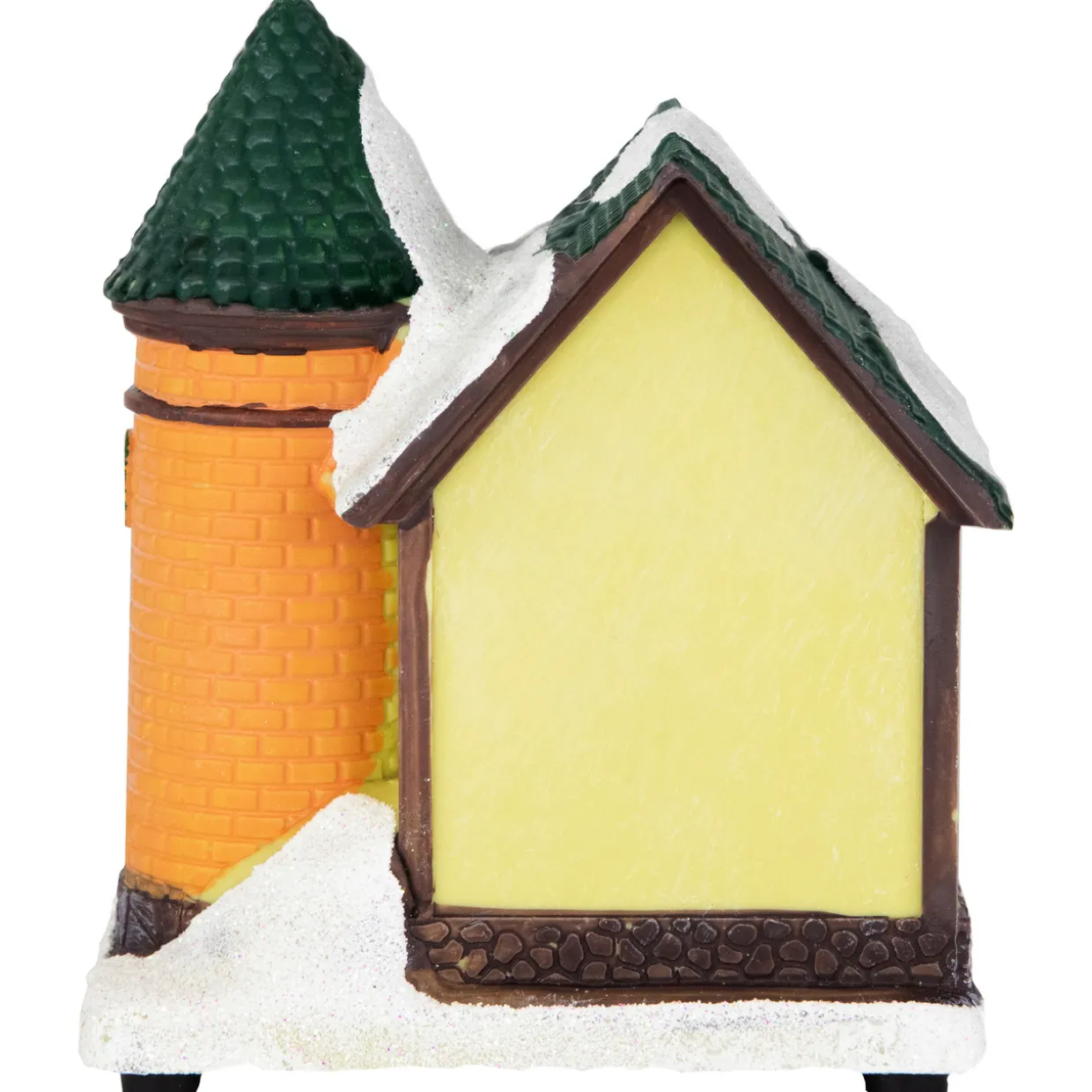 LED Lighted Snowy Toy Shop Christmas Village Display Piece - 5"