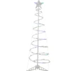 LED Lighted Spiral Cone Tree Outdoor Christmas Decoration - 4' - Multi Lights